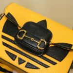 Adidasx Gucci 1955 Horsebit Shoulder Bag-20.6*14.4*5.1CM - Image 6