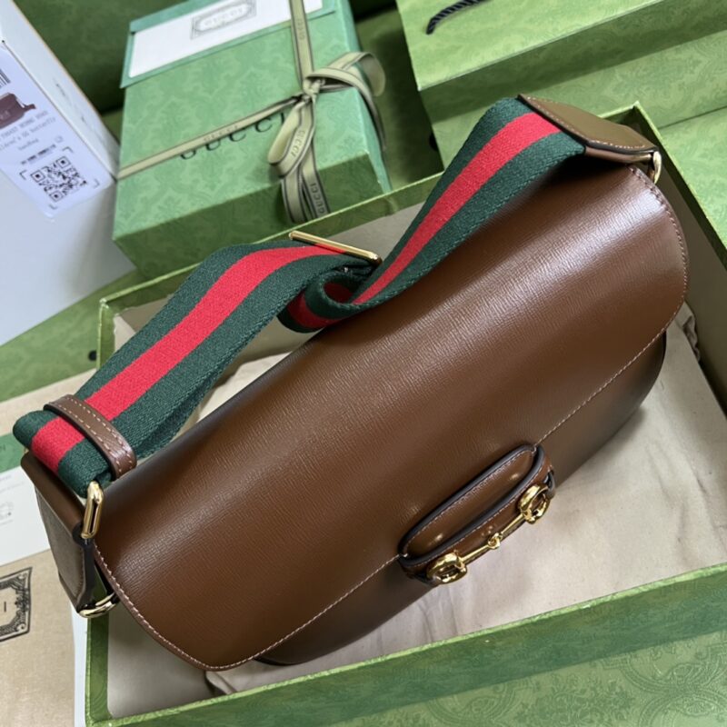 Gucci 1955 Horsebit Shoulder Bag-30*21*7.5CM - Image 4