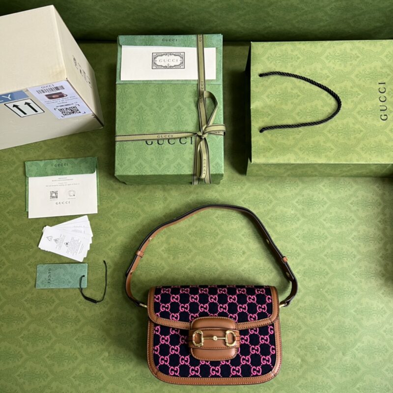Gucci 1955 Horsebit Shoulder Bag-25*18*8CM - Image 9