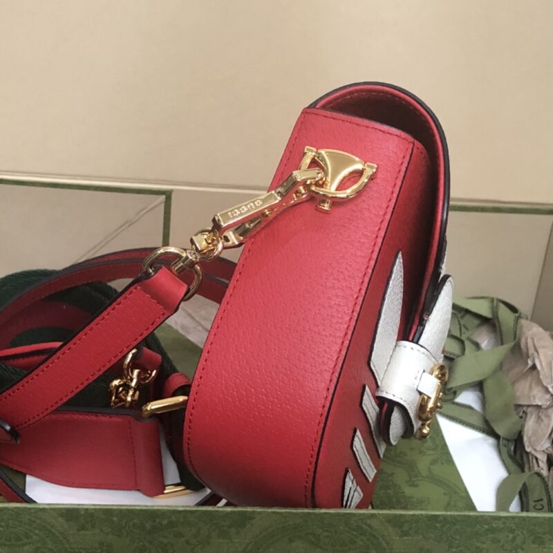 Adidasx Gucci 1955 Horsebit Shoulder Bag-20.6*14.4*5.1CM - Image 3