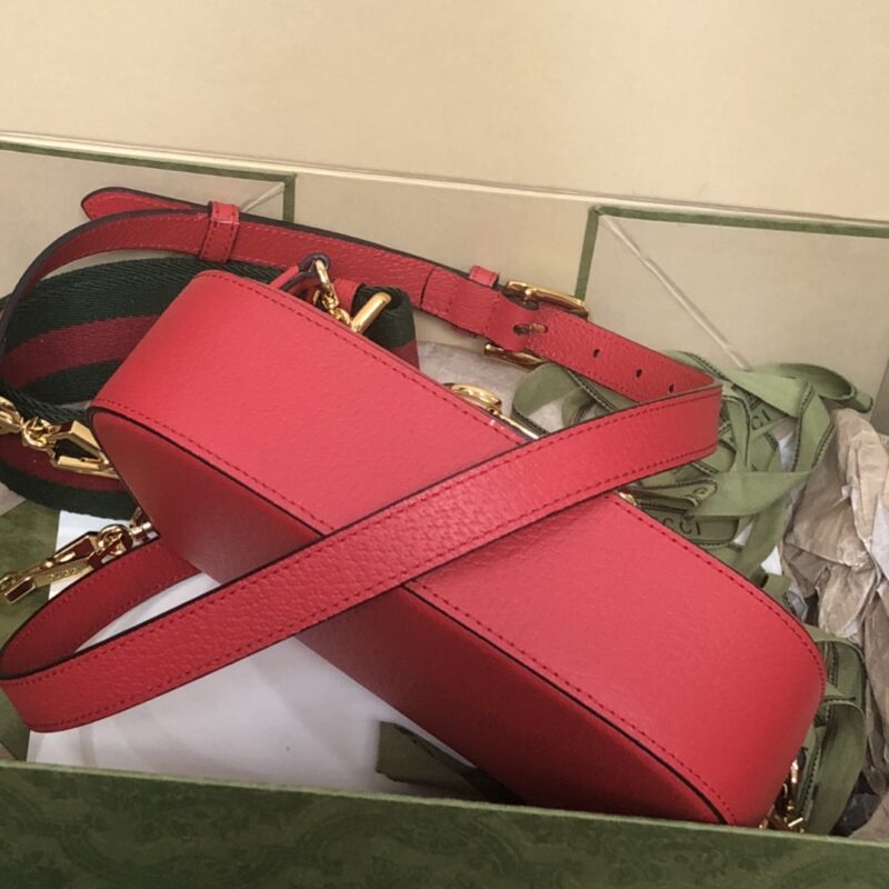 Adidasx Gucci 1955 Horsebit Shoulder Bag-20.6*14.4*5.1CM - Image 4