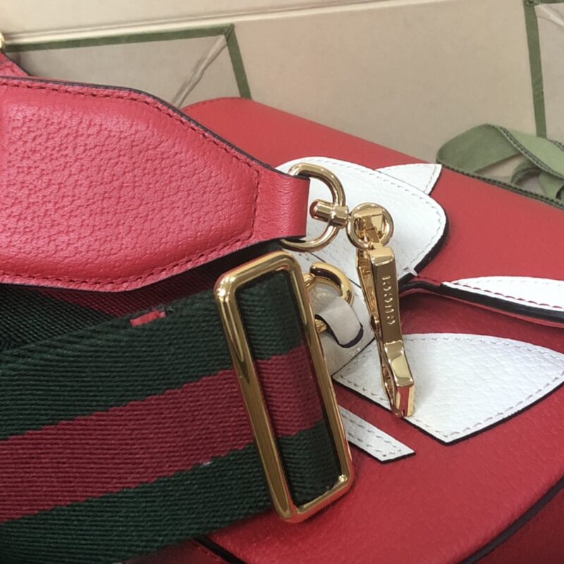 Adidasx Gucci 1955 Horsebit Shoulder Bag-20.6*14.4*5.1CM - Image 9