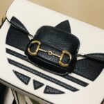 Adidasx Gucci 1955 Horsebit Shoulder Bag-20.6*14.4*5.1CM - Image 7