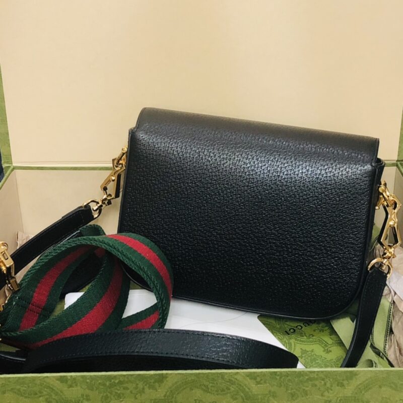 Adidasx Gucci 1955 Horsebit Shoulder Bag-20.6*14.4*5.1CM - Image 3