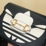 Adidasx Gucci 1955 Horsebit Shoulder Bag-20.6*14.4*5.1CM - Image 6