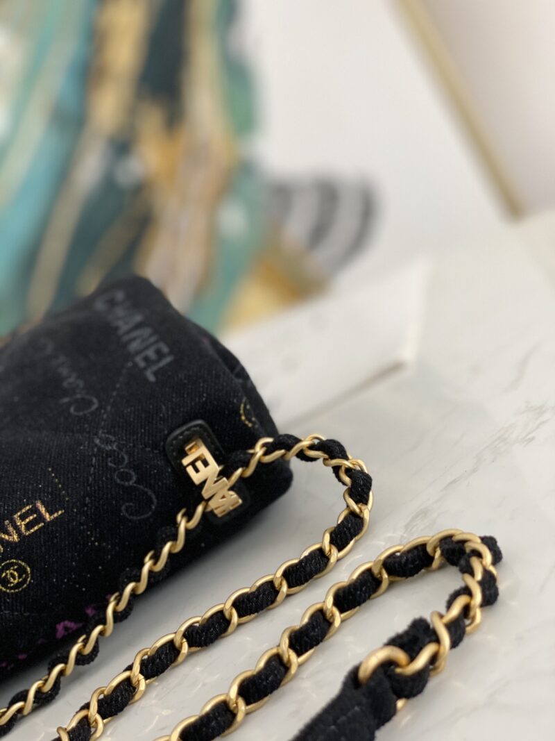 Ch@nel Flap Bag-16×28×6CM - Image 5