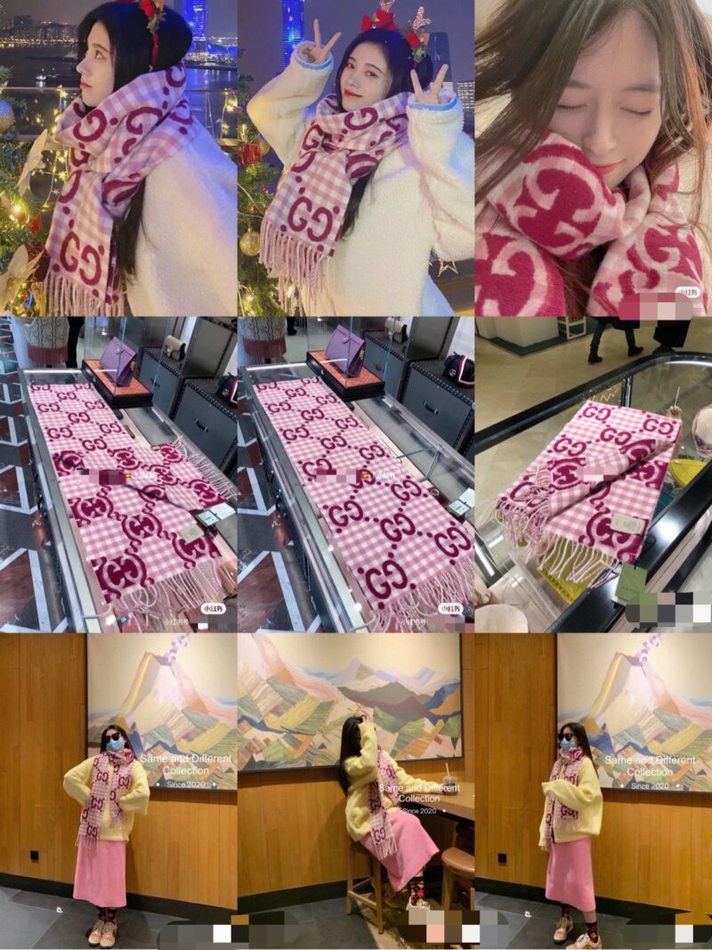 Gucci Scarf-35*240CM - Image 4