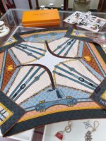 Louis Vuitton Silk Square Scarf-90*90CM - Image 4