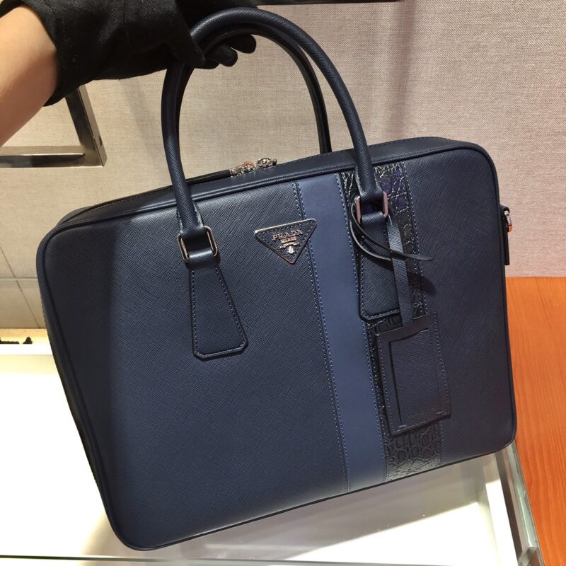 Prada Saffiano Top HandleBag-2VE011D-36*28*6.5CM - Image 7