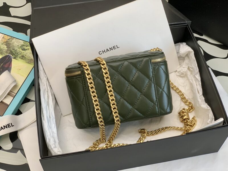 Ch@nel Cosmetic Bag-8.5*11*7CM - Image 4