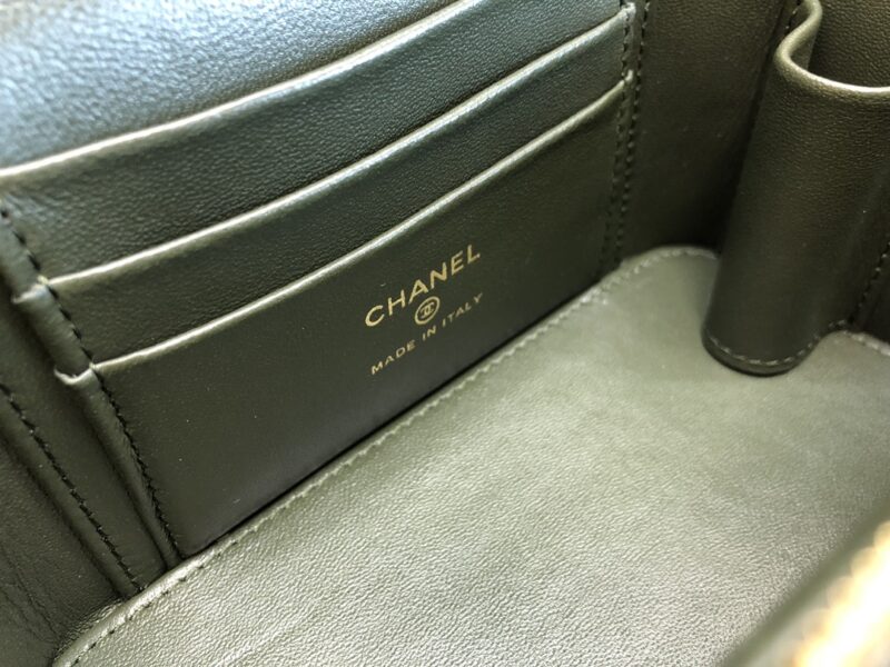 Ch@nel Cosmetic Bag-8.5*11*7CM - Image 5