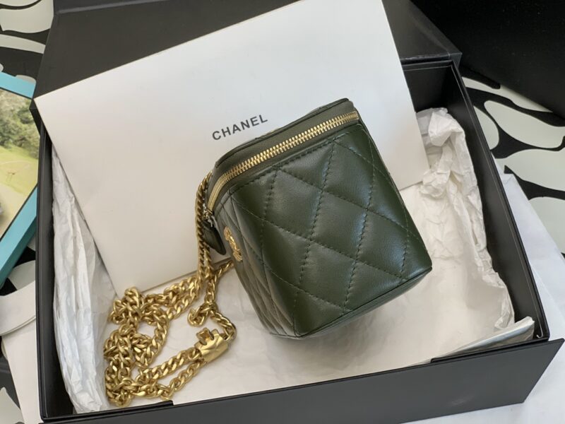 Ch@nel Cosmetic Bag-8.5*11*7CM - Image 9