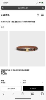 Celin Belt-2.4CM - Image 2