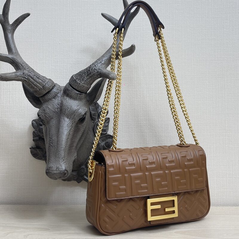 FendI Baguette Bag-24x14x7CM - Image 5