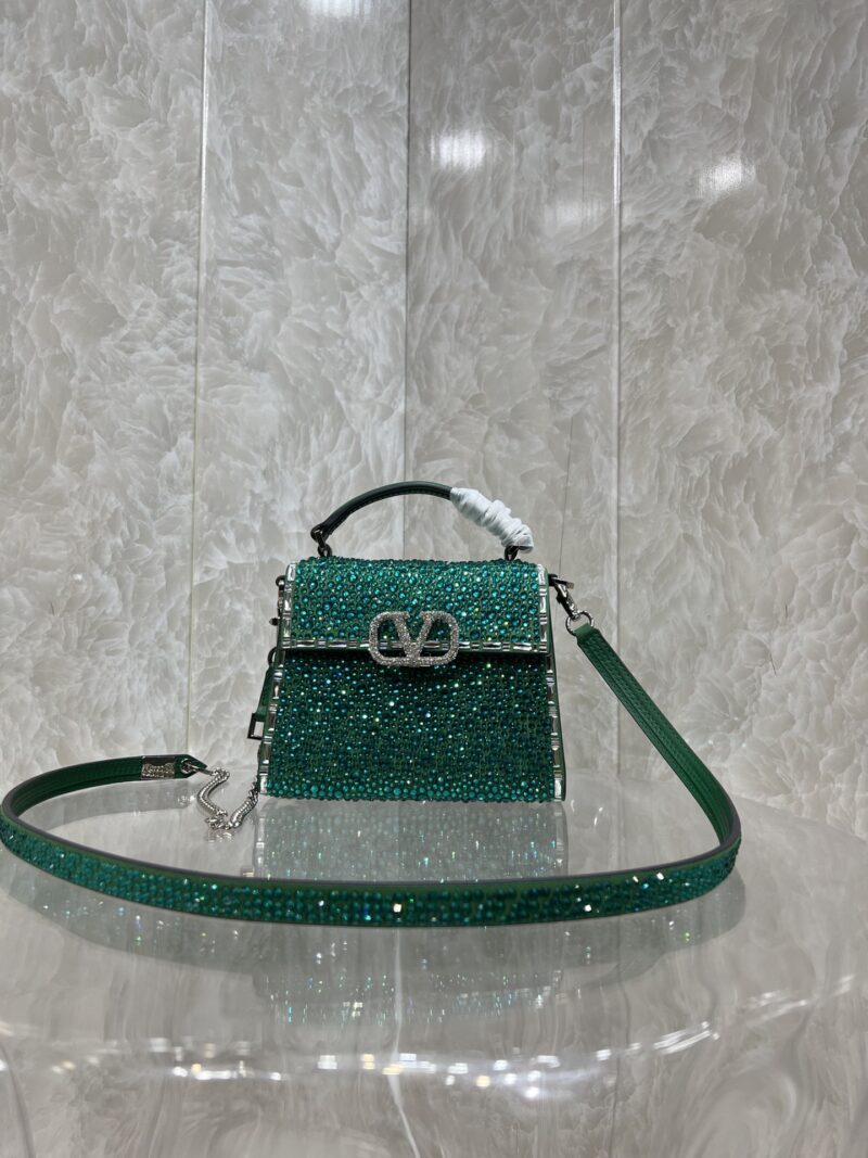 Valentino Vlogo Signature Chain Bag-19*13*9CM - Image 9