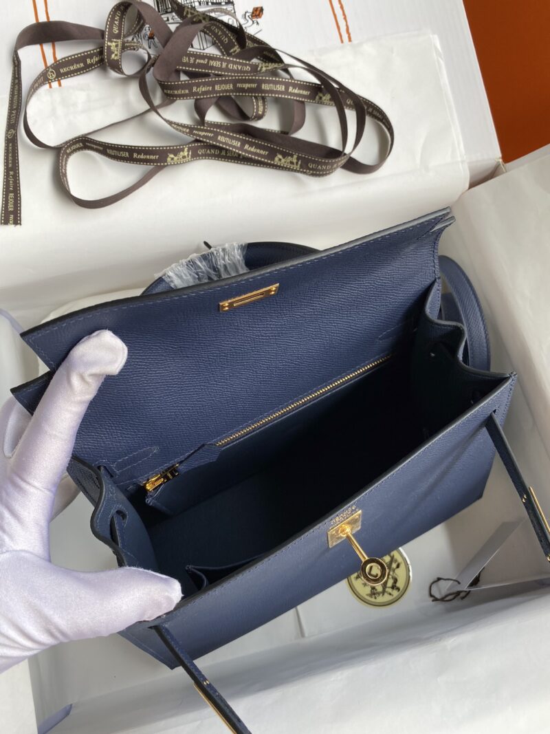 Hermes Kelly-Epsom Leather-25CM - Image 7