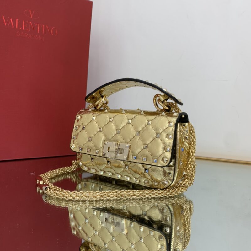 Valentino Garavani Rockstud Spike Bag-17x10x5.5CM - Image 2