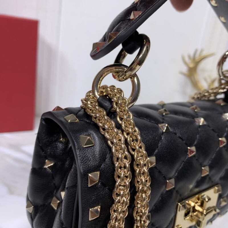 Valentino Garavani Rockstud Spike Bag-17x10x5.5CM - Image 4