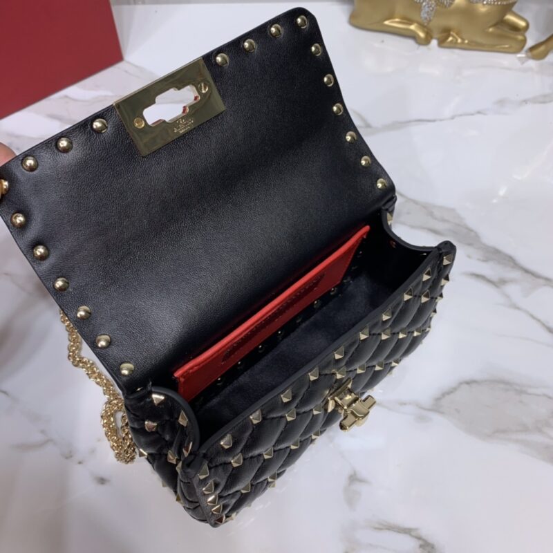 Valentino Garavani Rockstud Spike Bag-17x10x5.5CM - Image 7