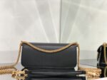 Valentino Garavani Locò Shoulder Bbag In Calfskin With Metallic VLogo-27*13*6CM - Image 3