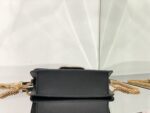 Valentino Garavani Locò Shoulder Bbag In Calfskin With Metallic VLogo-27*13*6CM - Image 4