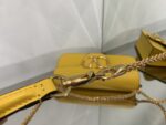 Valentino Garavani Locò Shoulder Bbag In Calfskin With Metallic VLogo-27*13*6CM - Image 4
