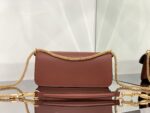 Valentino Garavani Locò Shoulder Bbag In Calfskin With Metallic VLogo-27*13*6CM - Image 2