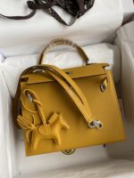 Hermes Kelly-Epsom Leather-25CM - Image 9