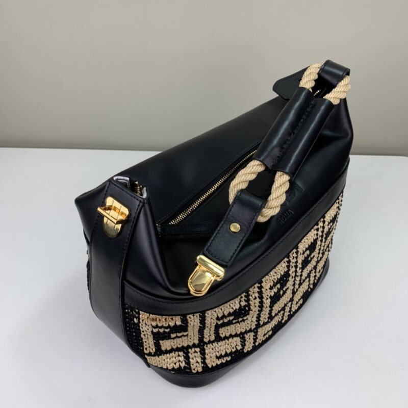 FendI Raffia Bag-35 x22 x18CM - Image 5