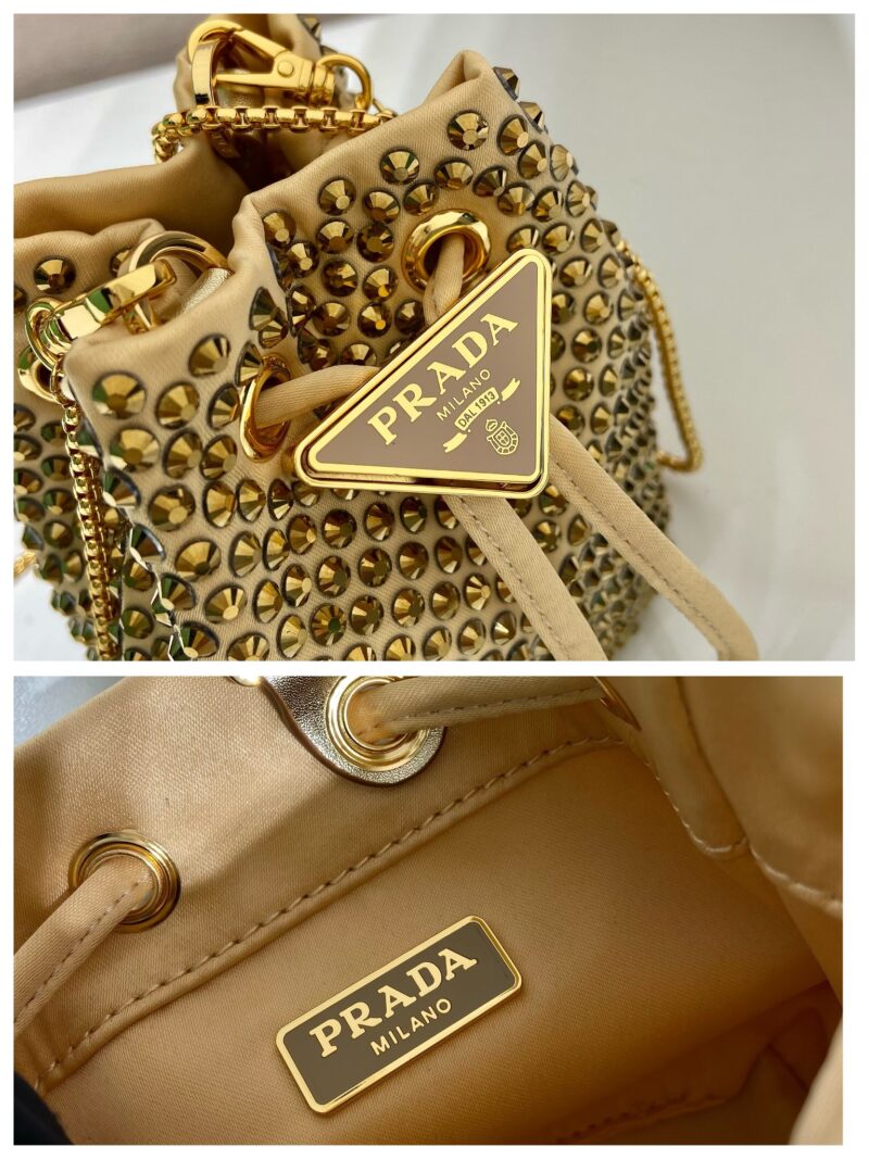 Prada Mini Bucket-1BD614 -15*13*7CM - Image 9