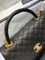 Ch@nel Coco Handlebag-Lizard Handle-28CM - Image 5