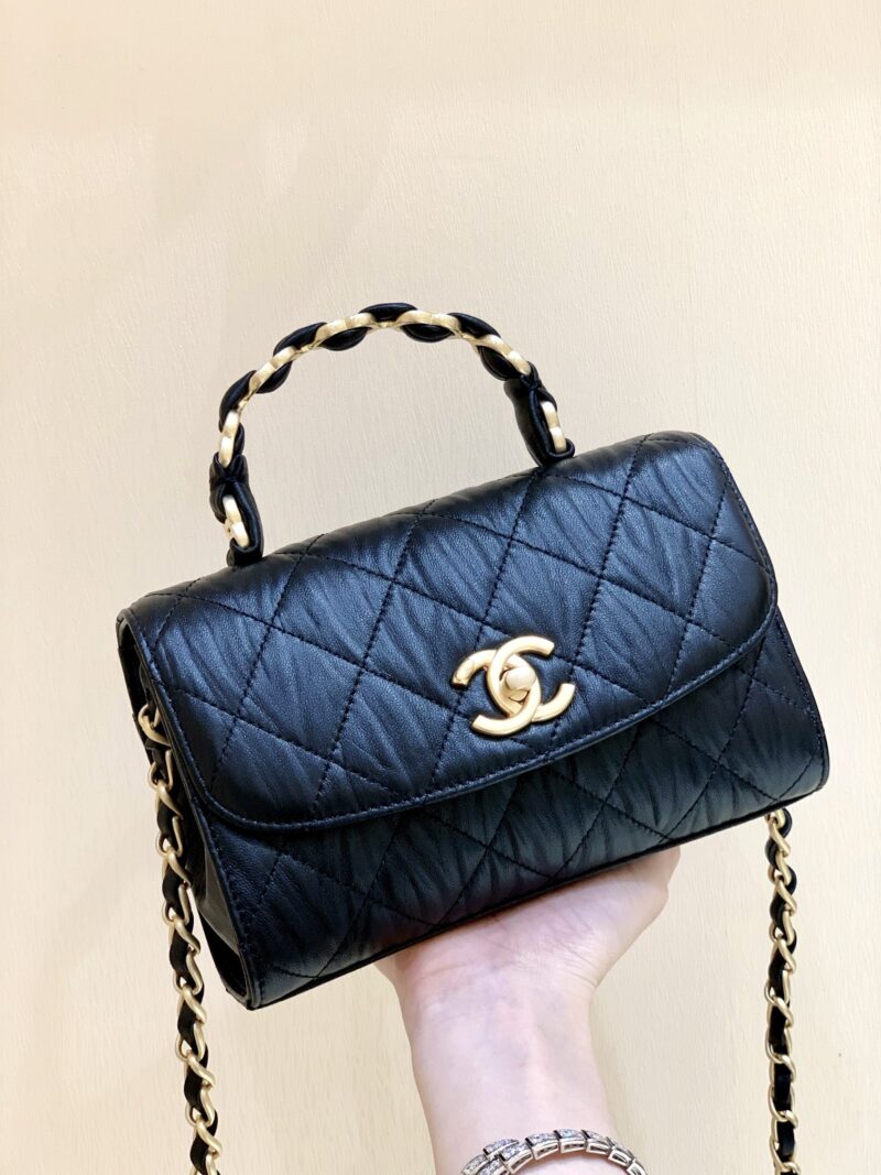 Ch@nel Top Handbags-AS2477-19.5x12.5x7CM - Image 8