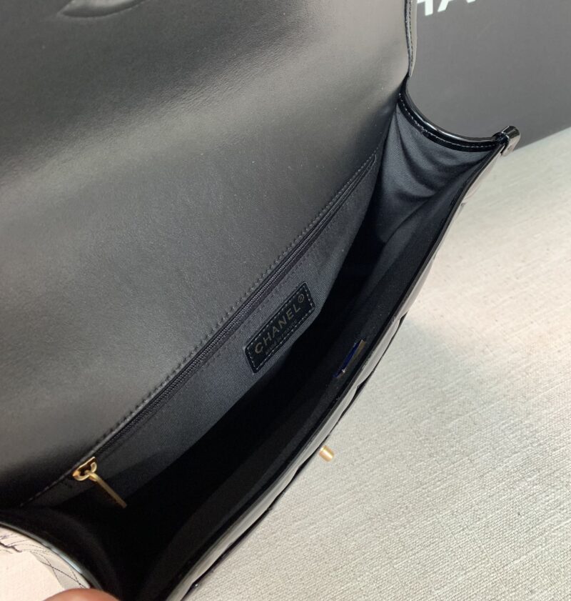 Ch@nel Patent Leather Briefcaseg-31.5*31*9CM - Image 9