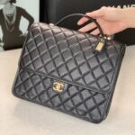 Ch@nel Caviar Leather Briefcaseg-31.5*31*9CM