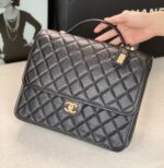 Ch@nel Caviar Leather Briefcaseg-31.5*31*9CM