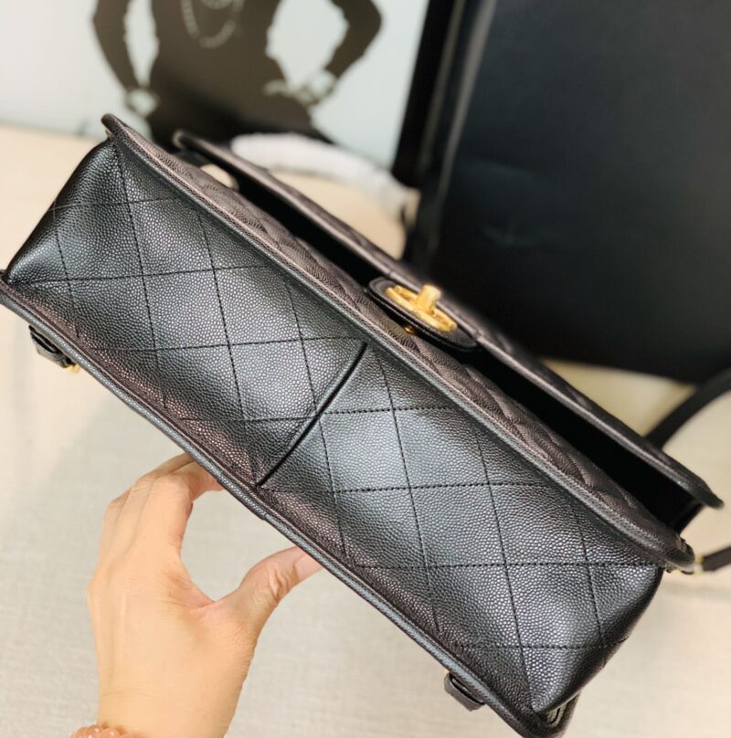 Ch@nel Caviar Leather Briefcaseg-31.5*31*9CM - Image 6