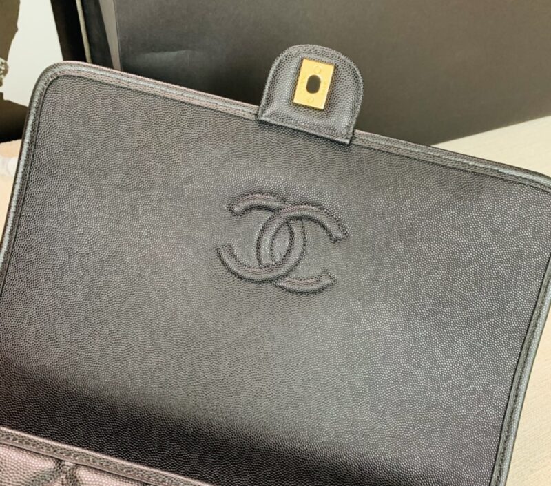 Ch@nel Caviar Leather Briefcaseg-31.5*31*9CM - Image 8