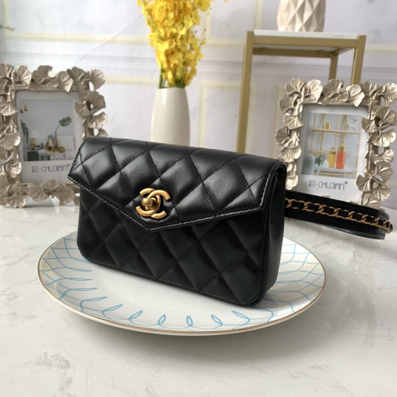 Ch@nel Waist Bag-18*3.5*12CM - Image 2