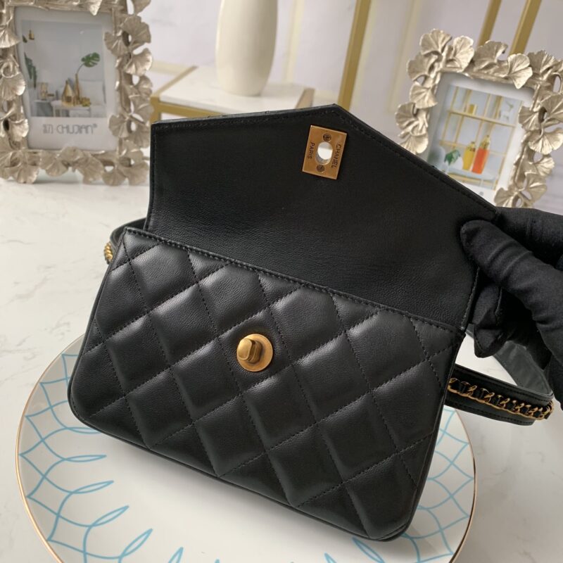 Ch@nel Waist Bag-18*3.5*12CM - Image 4