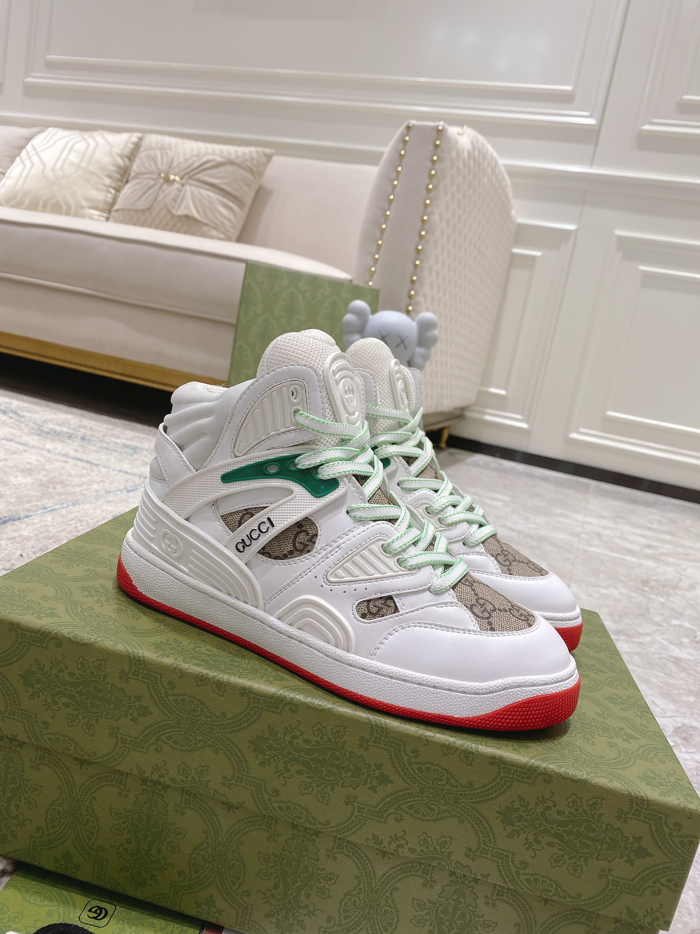 wsxc1669977436205_0.jpg Gucci Basket Sneakers - Image 1