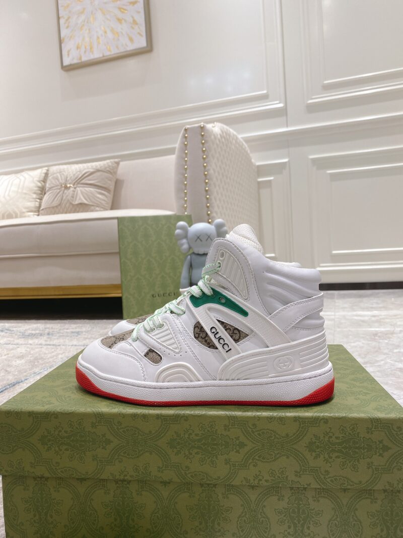 Gucci Basket Sneakers - Image 3