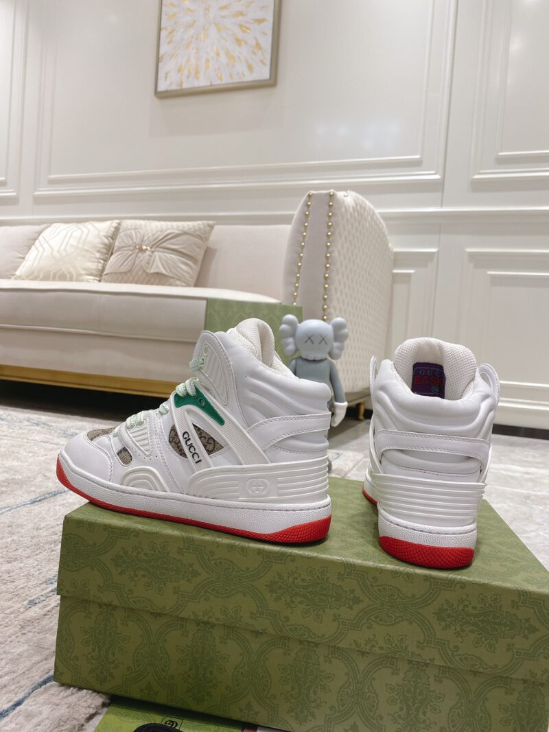Gucci Basket Sneakers - Image 4