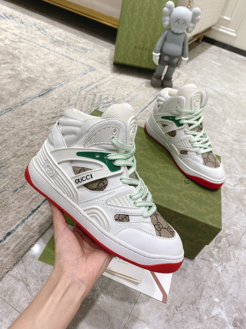 Gucci Basket Sneakers - Image 6