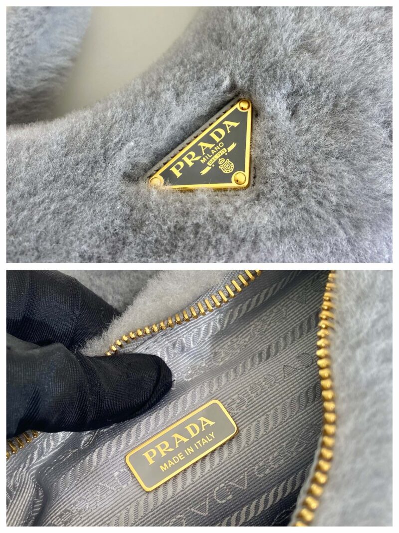 Prada System Hobo Bag-23*17*8CM - Image 9