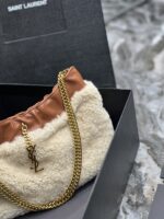 YSL Mini Leather Shoulder Bbag-24x14x4CM - Image 3