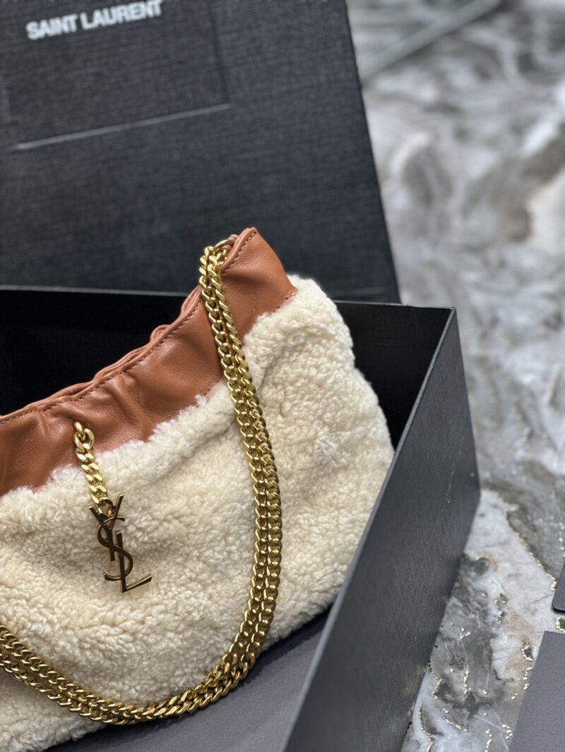 YSL Mini Leather Shoulder Bbag-24x14x4CM - Image 3