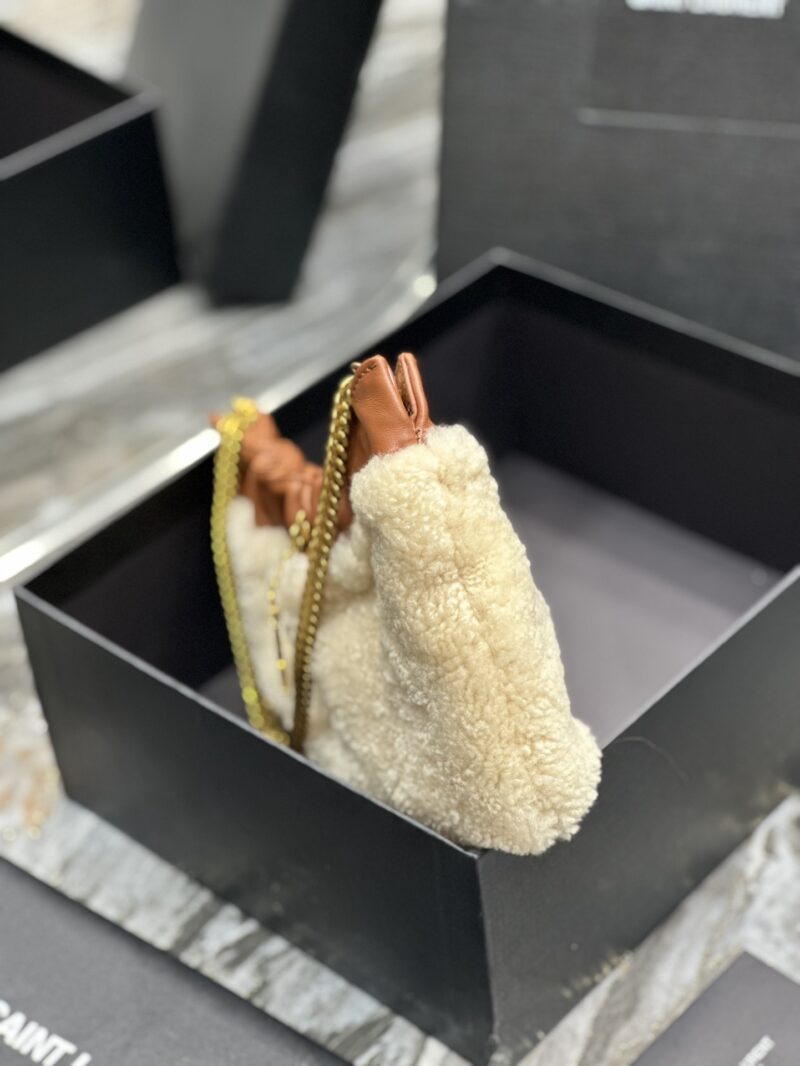 YSL Mini Leather Shoulder Bbag-24x14x4CM - Image 6