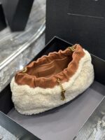 YSL Mini Leather Shoulder Bbag-24x14x4CM - Image 7