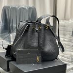 YSL Flat Hobo Bag-44×33×2.5CM