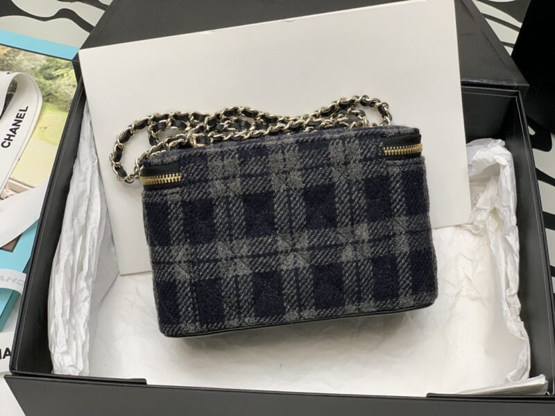 Ch@nel Mini Cosmetic Bag-10*17*8CM - Image 6